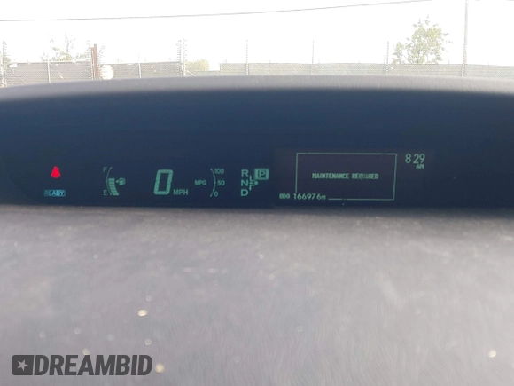 2013 Toyota Prius One with VIN JTDKN3DU9D5685925, listed as a IAAI auction lot 42142830 with 166,976 mi miles and . Bid and sale history available at DreamBid. Image 7.
