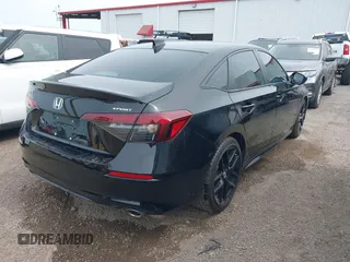 2025 Honda Civic Sport with VIN 2HGFE2F50SH507426, listed as a IAAI auction lot 42087091 with 9,660 mi miles and . Bid and sale history available at DreamBid. Image 4.