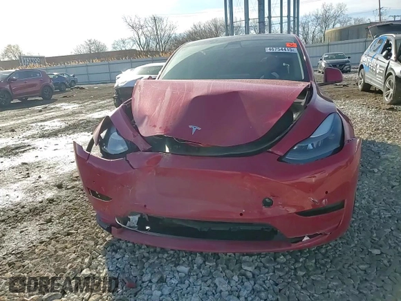 2021 Tesla Model Y Performance with VIN 5YJYGDEF5MF297938, listed as a Copart auction lot 46754415 with Not Provided miles and Salvage Title. Bid and sale history available at DreamBid. Image 11.