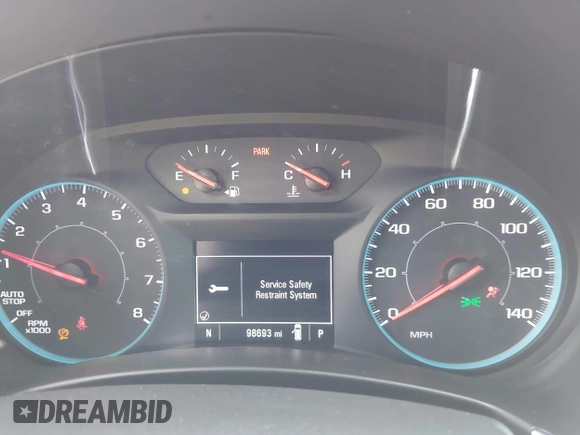 2020 Chevrolet Equinox LS with VIN 3GNAXHEVXLS596886, listed as a IAAI auction lot 42031935 with 98,693 mi miles and . Bid and sale history available at DreamBid. Image 7.