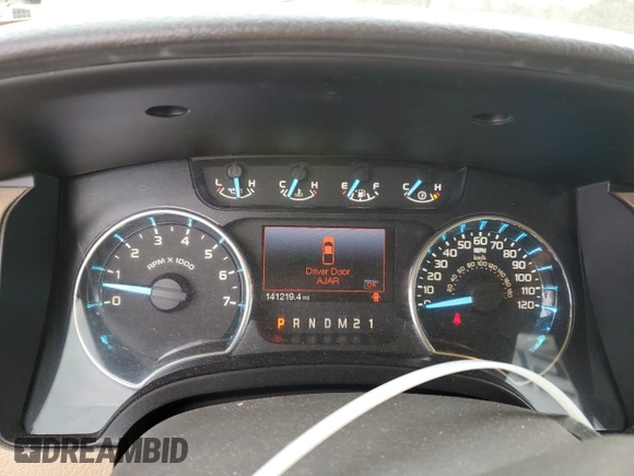 2012 Ford F-150 XL with VIN 1FTFW1EF7CFB75147, listed as a Copart auction lot 50108975 with 141,219 mi miles and Salvage Title. Bid and sale history available at carsss.com. Image 9.