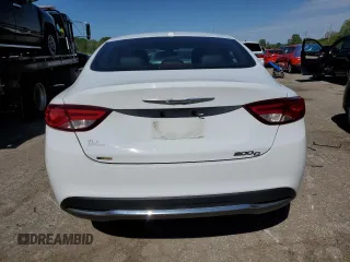 2015 Chrysler 200 C with VIN 1C3CCCCB2FN575185, listed as a Copart auction lot 48796904 with 51,752 mi miles and Salvage Title. Bid and sale history available at carsss.com. Image 6.