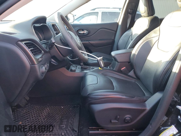 2022 Jeep Cherokee Trailhawk with VIN 1C4PJMBX3ND502322, listed as a Copart auction lot 85561444 with 57,630 mi miles and Salvage Title. Bid and sale history available at carsss.com. Image 7.
