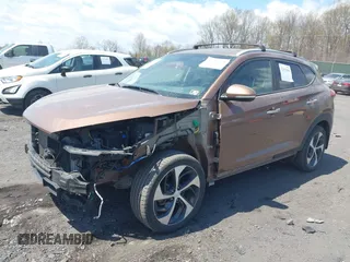 2016 Hyundai Tucson Eco with VIN KM8J3CA26GU207956, listed as a IAAI auction lot 42093540 with 87,380 mi miles. Bid and sale history available at carsss.com. Image 17.