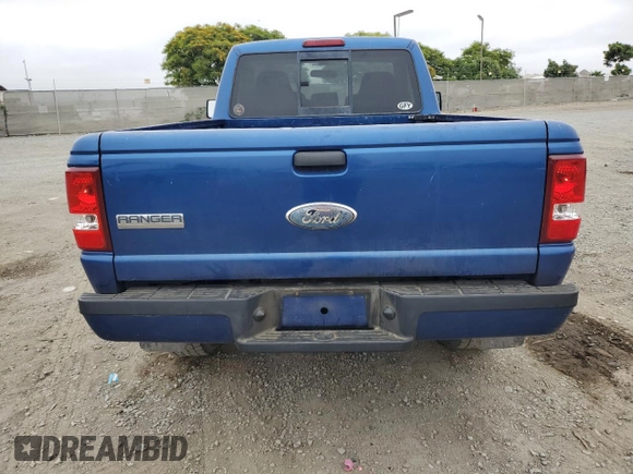 2007 Ford Ranger XL with VIN 1FTYR10U07PA58838, listed as a Copart auction lot 58838005 with 84,099 mi miles and Salvage title. Bid and sale history available at DreamBid. Image 6.