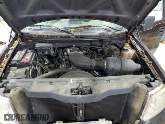 2005 Ford F-150 XL with VIN 1FTRF12W15KC15606, listed as a Copart auction lot 45539145 with 102,208 mi miles and Salvage Title. Bid and sale history available at carsss.com. Image 12.