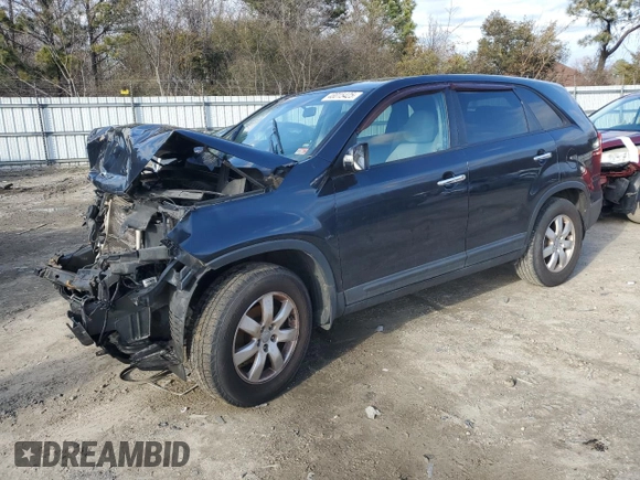 2012 Kia Sorento LX with VIN 5XYKT4A11CG251848, listed as a Copart auction lot 48015425 with 182,134 mi miles and Salvage Title. Bid and sale history available at DreamBid. Image 1.