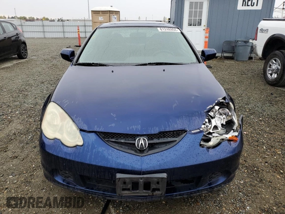 2003 Acura RSX with VIN JH4DC53823C002857, listed as a Copart auction lot 81248994 with 183,436 mi miles and Salvage Title. Bid and sale history available at carsss.com. Image 5.
