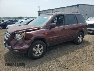 2008 Honda Pilot SE with VIN 5FNYF18358B046524, listed as a Copart auction lot 60460875 with 207,198 mi miles and Salvage title. Bid and sale history available at DreamBid. Image 1.