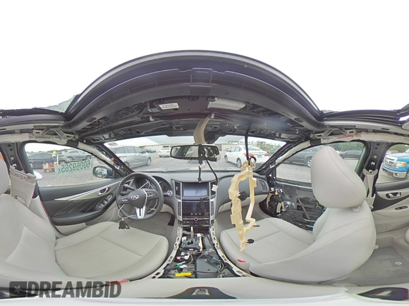 2020 Infiniti Q50 Luxe with VIN JN1EV7AP8LM208073, listed as a Copart auction lot 60069265 with 21,787 mi miles and Salvage title. Bid and sale history available at DreamBid. Image 15.