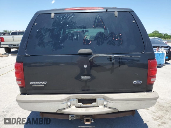 2002 Ford Expedition Eddie Bauer with VIN 1FMRU17W82LA22014, listed as a Copart auction lot 58139015 with Not provided miles and Salvage title. Bid and sale history available at DreamBid. Image 6.