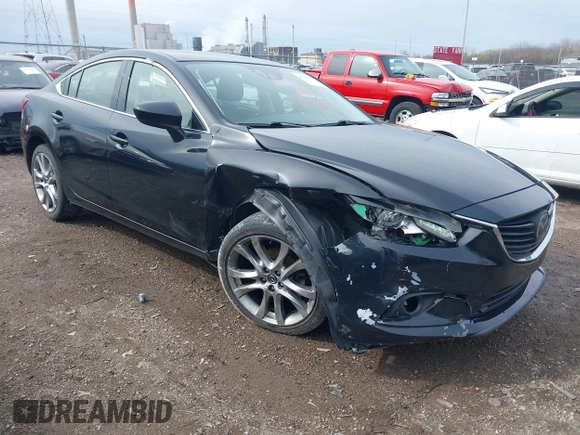 2014 Mazda 6 i Grand Touring with VIN JM1GJ1W62E1157897, listed as a IAAI auction lot 41952291 with 161,255 mi miles. Bid and sale history available at carsss.com. Image 1.