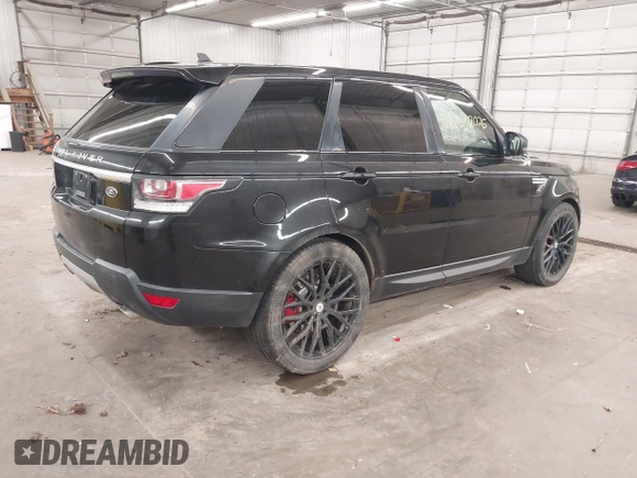 2016 Land Rover Range Rover Sport Dynamic with VIN SALWR2EF9GA108834, listed as a IAAI auction lot 42032025 with 83,337 mi miles and . Bid and sale history available at DreamBid. Image 4.