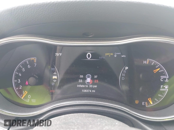 2017 Jeep Grand Cherokee Trailhawk with VIN 1C4RJFLG5HC803400, listed as a IAAI auction lot 42052250 with 108,374 mi miles and . Bid and sale history available at DreamBid. Image 7.