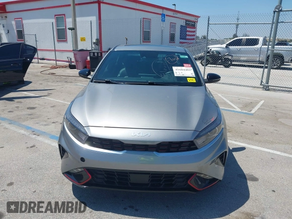 2023 Kia Forte GT-Line with VIN 3KPF54AD4PE615320, listed as a IAAI auction lot 41684401 with 17,306 mi miles. Bid and sale history available at carsss.com. Image 6.