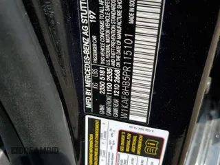 2023 Mercedes-Benz C 43 AMG z VIN W1KAF8HB5PR115101, wystawiony jako Copart lot #53560305 z przebiegiem 13 488 mil mil oraz Szkoda całkowita • Salvage title. Historia ofert i sprzedaży dostępna na DreamBid. Obrazek 12.