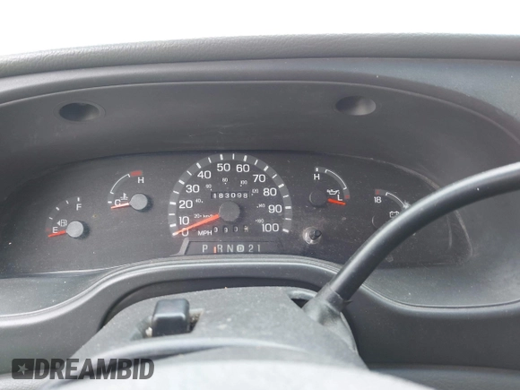 2003 Ford Econoline Cargo with VIN 1FTNE24223HC04321, listed as a IAAI auction lot 42015261 with 183,098 mi miles. Bid and sale history available at carsss.com. Image 7.