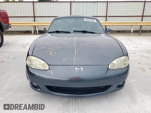 2001 Mazda MX-5 Miata with VIN JM1NB353210210976, listed as a Copart auction lot 59653695 with 152,250 mi miles and Salvage title. Bid and sale history available at DreamBid. Image 5.