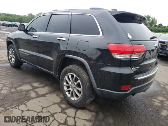 2014 Jeep Grand Cherokee Limited z VIN 1C4RJFBG7EC546642, wystawiony jako Copart lot #61445615 z przebiegiem 128 921 mil mil oraz Szkoda całkowita • Salvage title. Historia ofert i sprzedaży dostępna na DreamBid. Obrazek 2.