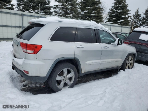 2012 Jeep Grand Cherokee Overland with VIN 1C4RJFCT5CC190099, listed as a Copart auction lot 43638895 with 244,349 mi miles and Clean Title. Bid and sale history available at carsss.com. Image 3.