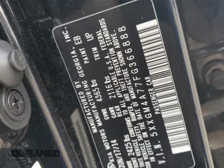 2015 Kia Optima LX with VIN 5XXGM4A77FG366888, listed as a Copart auction lot 85322214 with 154,465 mi miles and Clean title. Bid and sale history available at DreamBid. Image 12.