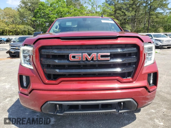 2021 GMC Sierra 1500 Elevation with VIN 3GTU9CETXMG303896, listed as a Copart auction lot 51157655 with 94,474 mi miles and Salvage Title. Bid and sale history available at DreamBid. Image 5.