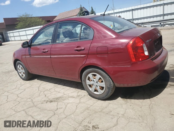 2010 Hyundai Accent GLS with VIN KMHCN4AC0AU489696, listed as a Copart auction lot 53842655 with 162,582 mi miles and Clean Title. Bid and sale history available at carsss.com. Image 2.