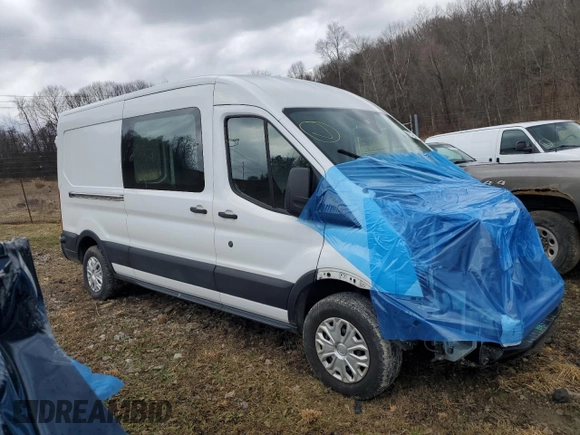 2019 Ford Transit with VIN 1FTYR2CM9KKA74334, listed as a Copart auction lot 45215585 with 80,188 mi miles and Salvage Title. Bid and sale history available at carsss.com. Image 4.