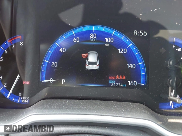 2022 Toyota Corolla Cross XLE with VIN 7MUEAAAG2NV004274, listed as a IAAI auction lot 42057280 with 21,734 mi miles and . Bid and sale history available at DreamBid. Image 15.