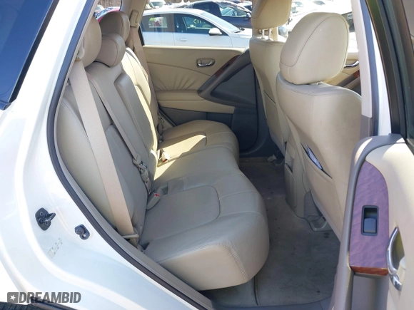 2009 Nissan Murano SL with VIN JN8AZ18W19W113804, listed as a IAAI auction lot 41802043 with 107,803 mi miles. Bid and sale history available at carsss.com. Image 8.