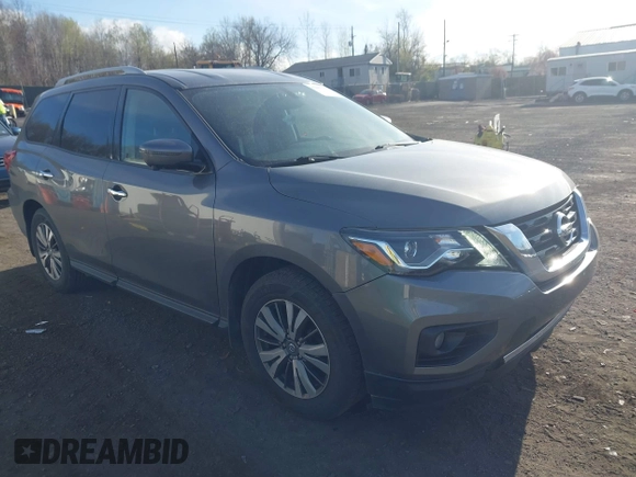 2019 Nissan Pathfinder S with VIN 5N1DR2MN6KC630742, listed as a IAAI auction lot 42081252 with 118,448 mi miles and . Bid and sale history available at DreamBid. Image 1.