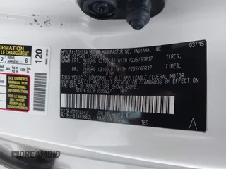 2015 Toyota Sienna XLE with VIN 5TDYK3DC9FS595827, listed as a IAAI auction lot 41014820 with 119,143 mi miles. Bid and sale history available at carsss.com. Image 9.
