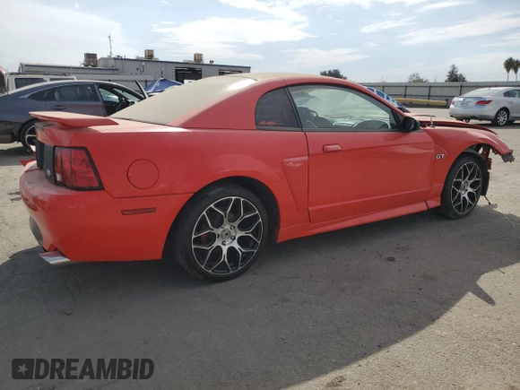 1999 Ford Mustang GT with VIN 1FAFP42X8XF151298, listed as a Copart auction lot 76350444 with 0 mi miles and Salvage Title. Bid and sale history available at carsss.com. Image 3.