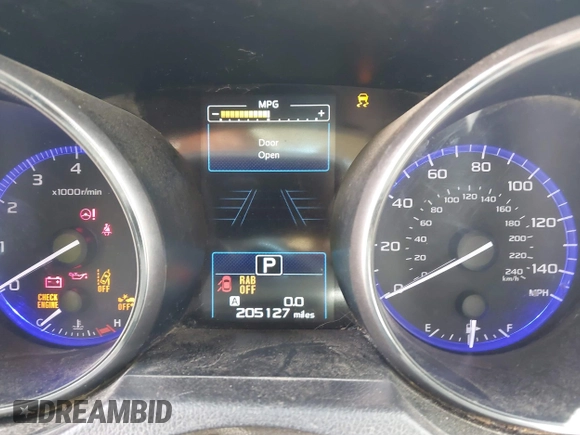 2017 Subaru Outback Limited with VIN 4S4BSANC3H3256375, listed as a IAAI auction lot 42557576 with 205,127 mi miles and . Bid and sale history available at DreamBid. Image 7.
