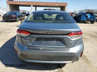 2022 Toyota Corolla Hybrid LE with VIN JTDEAMDE3N3012844, listed as a Copart auction lot 48844135 with 65,850 mi miles and Salvage Title. Bid and sale history available at carsss.com. Image 6.