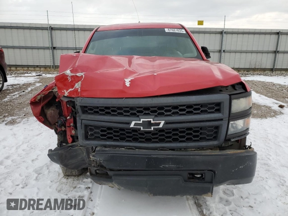 2015 Chevrolet Silverado 1500 Work Truck with VIN 1GCNKPEH2FZ284341, listed as a Copart auction lot 87681635 with 255,933 mi miles and Salvage Title. Bid and sale history available at carsss.com. Image 5.