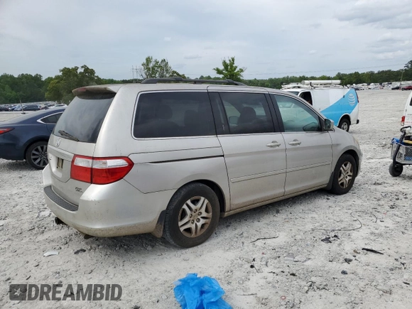 2006 Honda Odyssey EX-L с VIN 5FNRL38646B083497, выставлен на аукционе Copart как лот 55463565 с пробегом Не указан миль и Чистый • Clean title. История ставок и продаж доступна на DreamBid. Изображение 3.