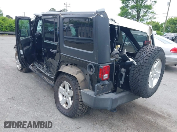 2016 Jeep Wrangler Unlimited Sport with VIN 1C4BJWDG1GL288118, listed as a IAAI auction lot 42099893 with 78,774 mi miles and . Bid and sale history available at DreamBid. Image 3.