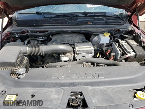 2022 Ram 1500 Big Horn with VIN 1C6SRFFTXNN459671, listed as a Copart auction lot 52813175 with 40,497 mi miles and Salvage Title. Bid and sale history available at carsss.com. Image 11.