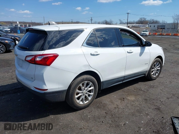 2020 Chevrolet Equinox LT z VIN 2GNAXKEV8L6141918, wystawiony jako IAAI lot #41882535 z przebiegiem 125 974 mil mil oraz . Historia ofert i sprzedaży dostępna na DreamBid. Obrazek 4.