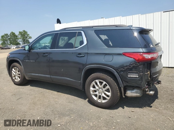 2019 Chevrolet Traverse LT Cloth with VIN 1GNERGKW5KJ300739, listed as a Copart auction lot 59311695 with 91,741 mi miles and Salvage title. Bid and sale history available at DreamBid. Image 2.