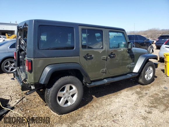 2016 Jeep Wrangler Unlimited Sport with VIN 1C4BJWDG4GL101387, listed as a Copart auction lot 49163905 with 96,956 mi miles and Salvage Title. Bid and sale history available at DreamBid. Image 3.
