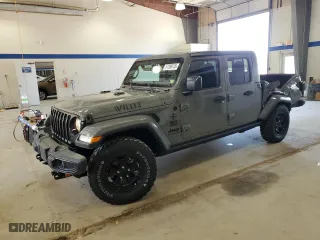 2021 Jeep Gladiator Willys with VIN 1C6HJTAG9ML556400, listed as a Copart auction lot 51289735 with 37,254 mi miles and Salvage Title. Bid and sale history available at carsss.com. Image 1.