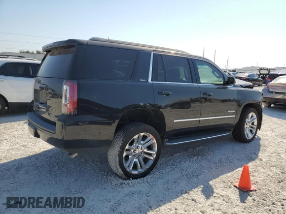2017 GMC Yukon SLT with VIN 1GKS2BKC7HR299990, listed as a Copart auction lot 75809404 with Not Provided miles and Salvage Title. Bid and sale history available at DreamBid. Image 3.