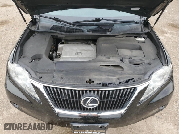 2012 Lexus RX 350 with VIN 2T2ZK1BA7CC083803, listed as a Copart auction lot 58157925 with 110,048 mi miles and Salvage title. Bid and sale history available at DreamBid. Image 11.