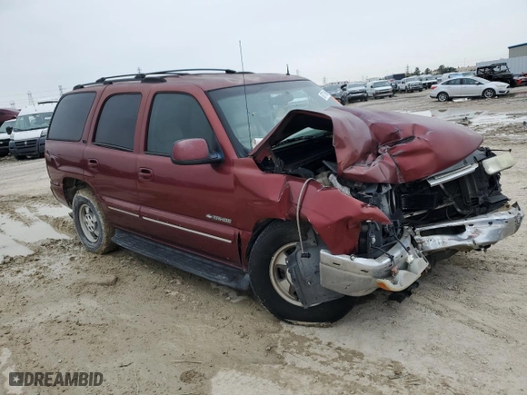 2002 Chevrolet Tahoe LT with VIN 1GNEC13Z52R257562, listed as a Copart auction lot 87718645 with 347,275 mi miles and Salvage Title. Bid and sale history available at carsss.com. Image 4.