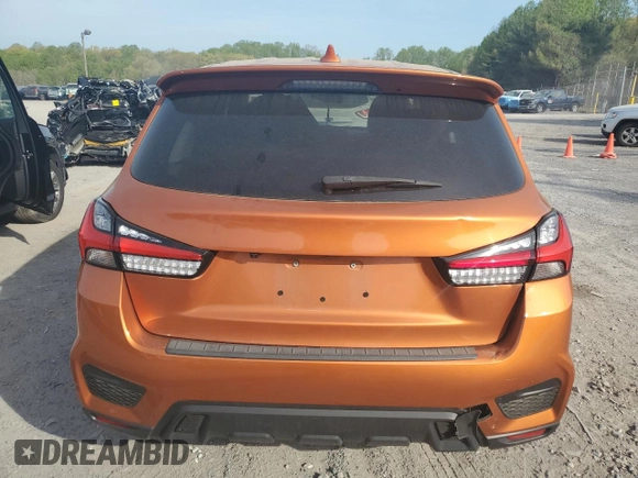 2021 Mitsubishi Outlander Sport ES with VIN JA4ARUAU2MU031035, listed as a Copart auction lot 54393795 with 64,155 mi miles and Clean Title. Bid and sale history available at carsss.com. Image 6.