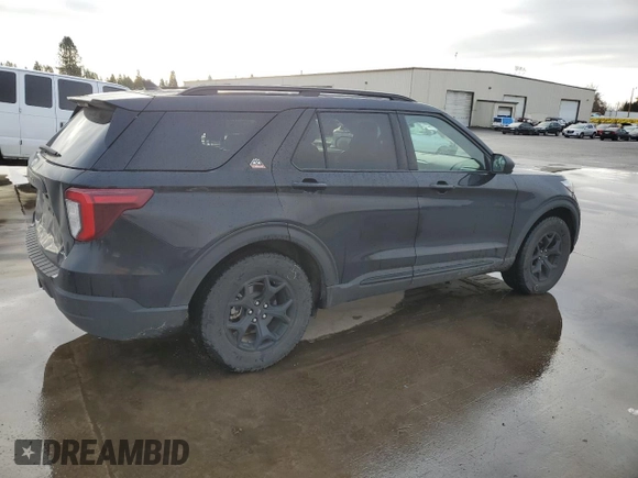 2022 Ford Explorer Timberline with VIN 1FMSK8JH7NGA10959, listed as a Copart auction lot 86894084 with 46,038 mi miles and Salvage Title. Bid and sale history available at carsss.com. Image 3.