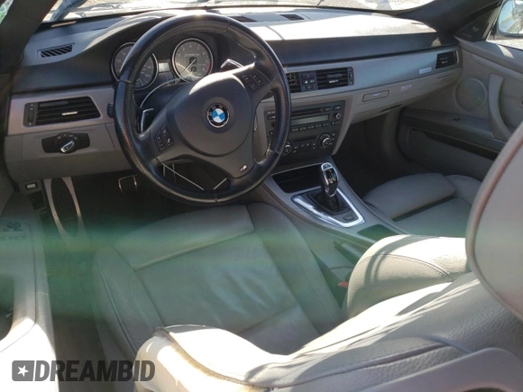 2011 BMW 3 Series 335is with VIN WBAKG1C59BE618678, listed as a Copart auction lot 44433155 with Not provided miles and Salvage title. Bid and sale history available at DreamBid. Image 8.