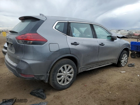 2018 Nissan Rogue S with VIN KNMAT2MV5JP598642, listed as a Copart auction lot 45566515 with 104,468 mi miles and Salvage Title. Bid and sale history available at carsss.com. Image 3.